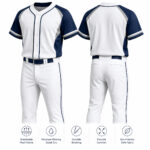 Wholesale Custom Baseball and Softball Uniform Sets for Clubs and Youth Teams Breathable Jerseys and Pants Made in China