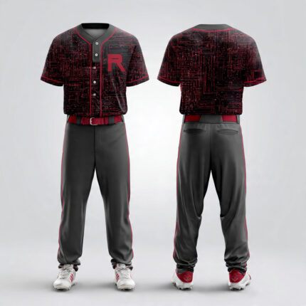 100% Cotton Polyester Softball Baseball Uniform Button Down Soft ball Jersey Top Baseball Pants Softball Printed Uniforms