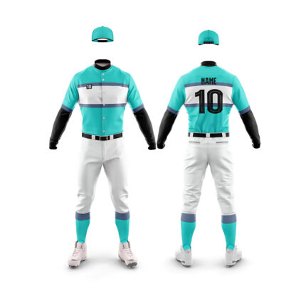 High Quality 100% Polyester Lightweight Baseball Softball Uniform Custom Made Sports Wear Set Breathable Quick Dry Player Name