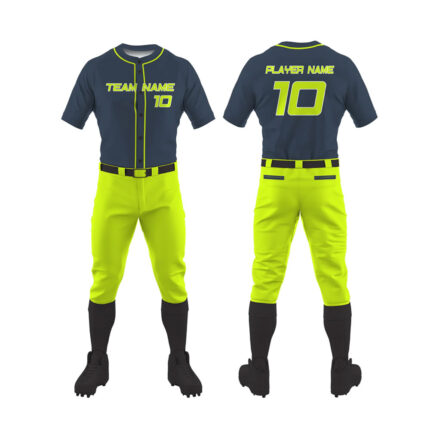 Wholesale Custom Short Sleeve Softball Baseball Uniform Wholesale Custom High Quality Breathable Baseball Uniform For Sale