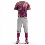 100% Cotton Polyester Softball Baseball Uniform Button Down Soft ball Jersey Top Baseball Pants Softball Printed Uniforms