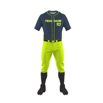 Wholesale Custom Short Sleeve Softball Baseball Uniform Wholesale Custom High Quality Breathable Baseball Uniform For Sale