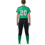 Stylish Women's Softball Uniform Set Polyester Breathable Quick-Dry Fabric Lightweight Jersey Pants for Training